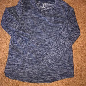 St. John's Bay Blue Long-Sleeve Fleece